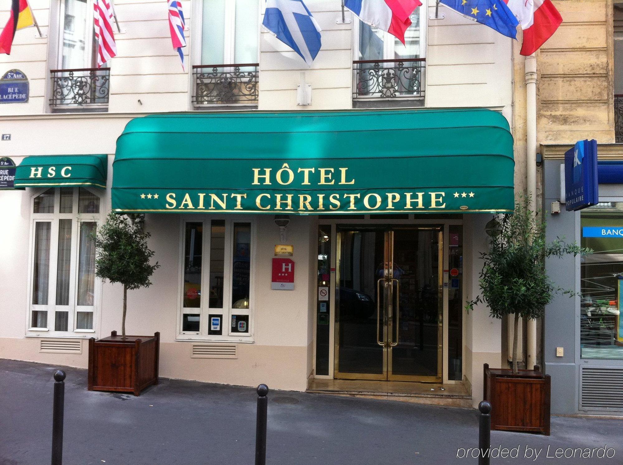 Hotel Saint Christophe Paris Exterior foto